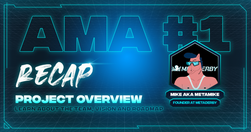 MetaDerby AMA #1 — Project Overview with MetaMike (Founder) (Recap)