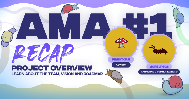 Snail Trail AMA #1 — Project Overview with MOREJPEGS (Marketing & Comms) & Firestorm (Recap)
