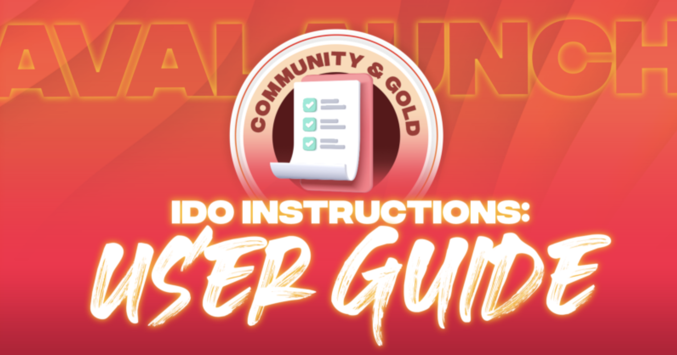 Avalaunch Dual-IDO (Community & Gold Staker): User Guide